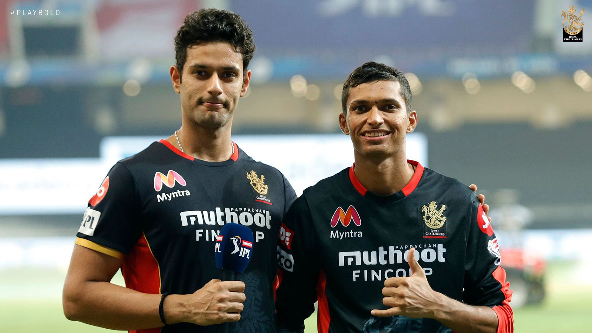 Navdeep Saini and Shivam Dube