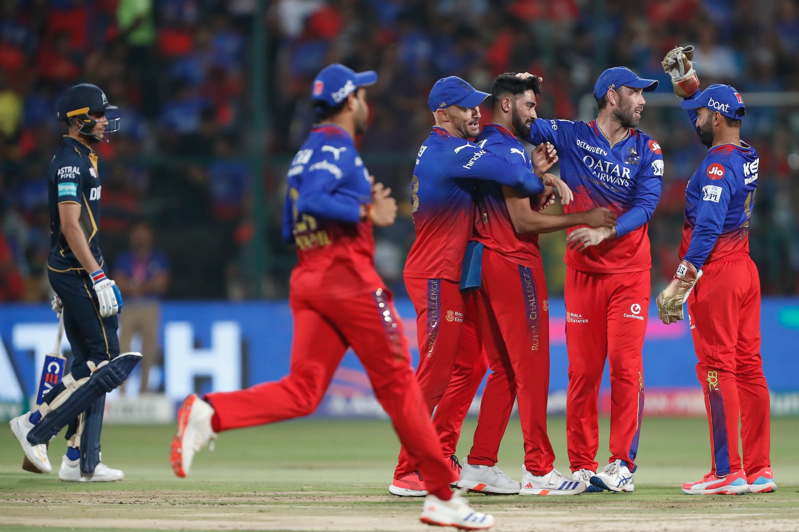 RCB won by 4 wickets