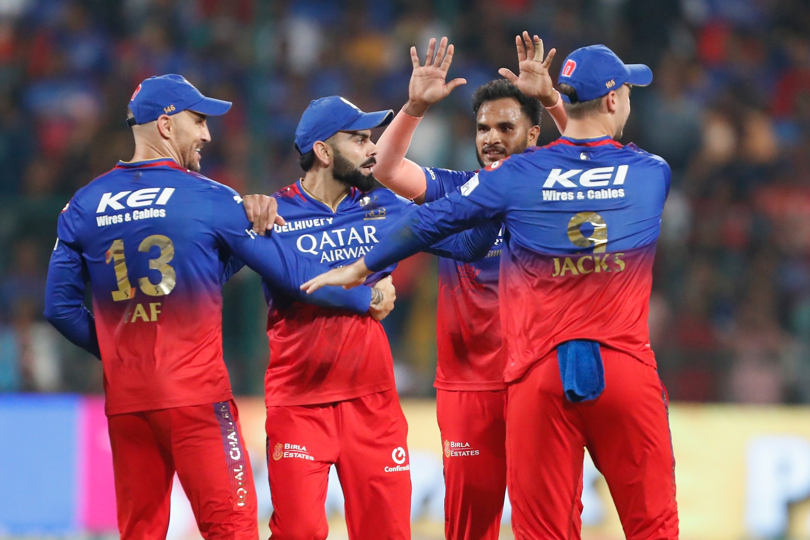RCB won by 4 wickets