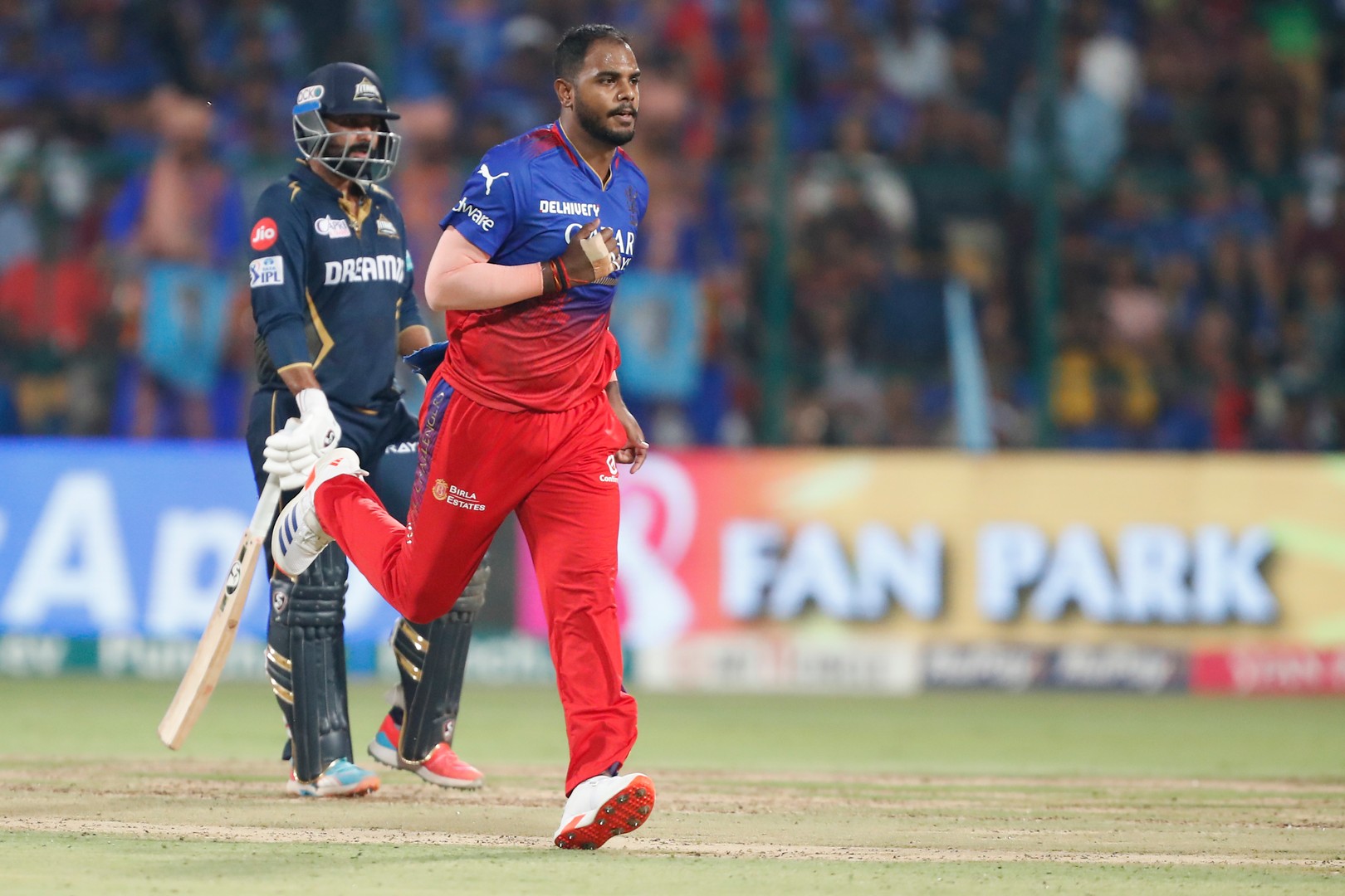 RCB won by 4 wickets