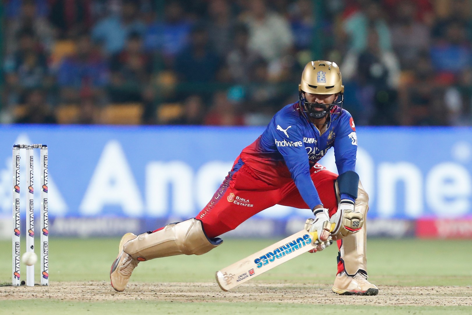 RCB won by 4 wickets