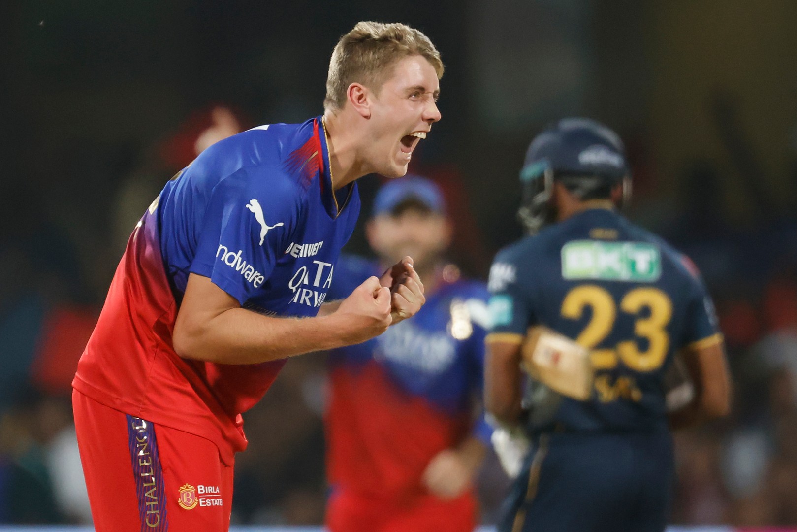 RCB won by 4 wickets