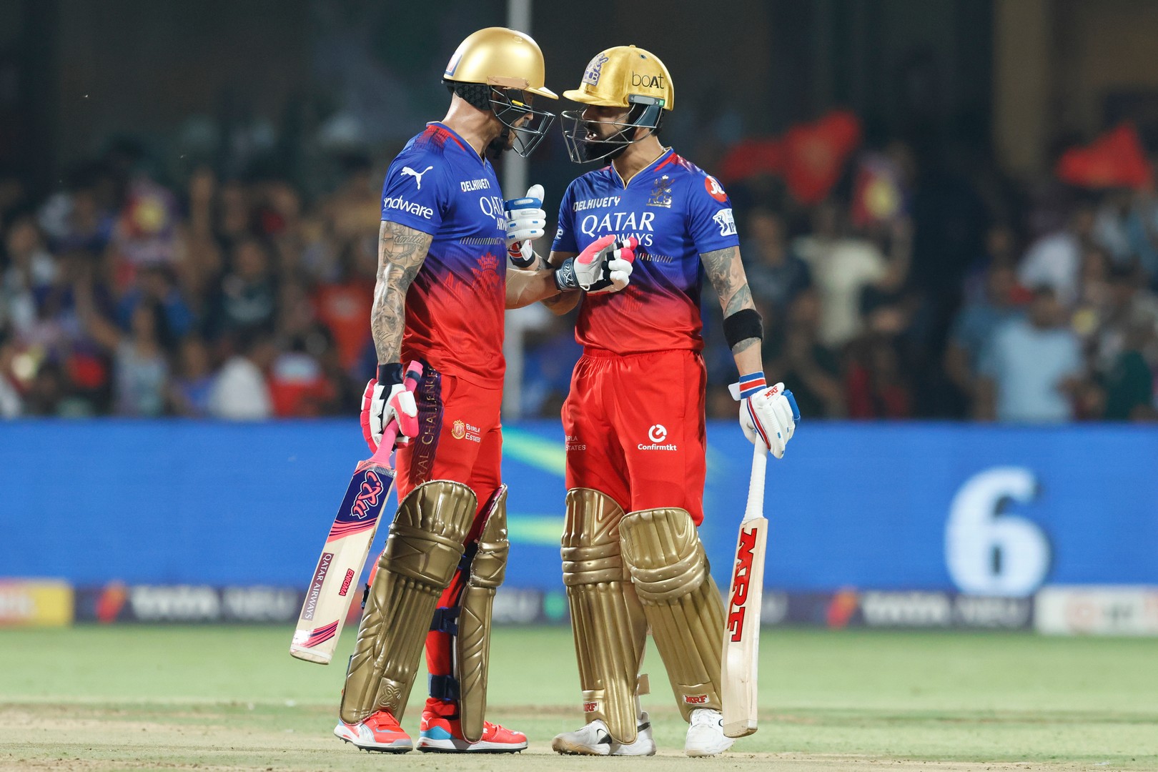 RCB won by 4 wickets