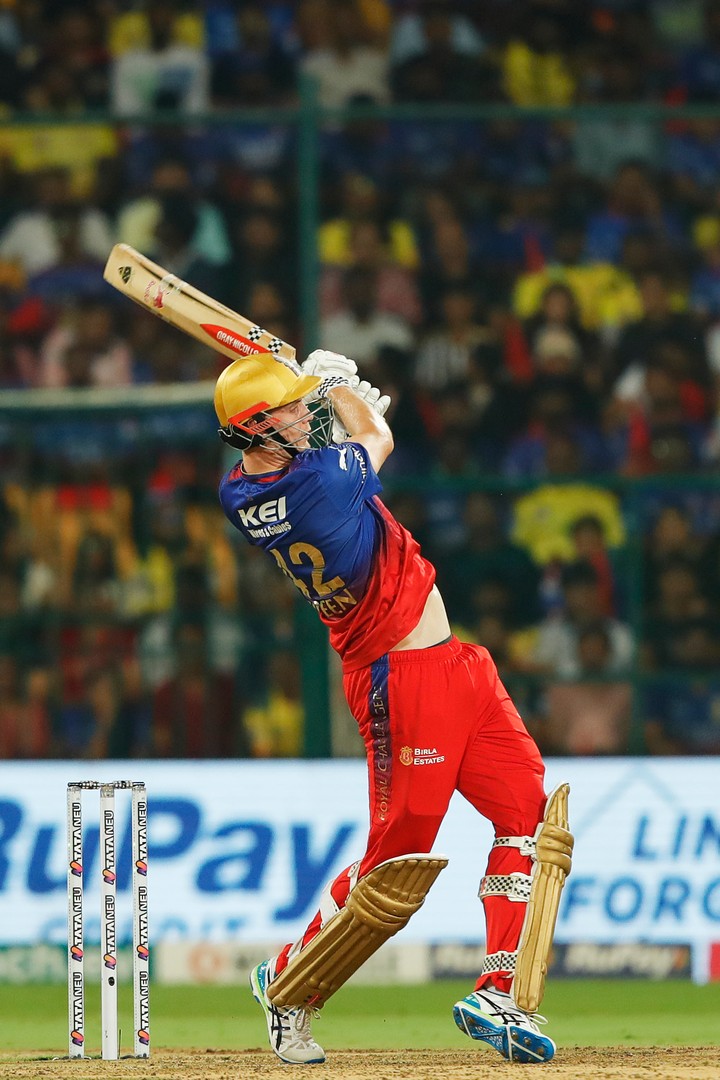 RCB won by 27 runs.