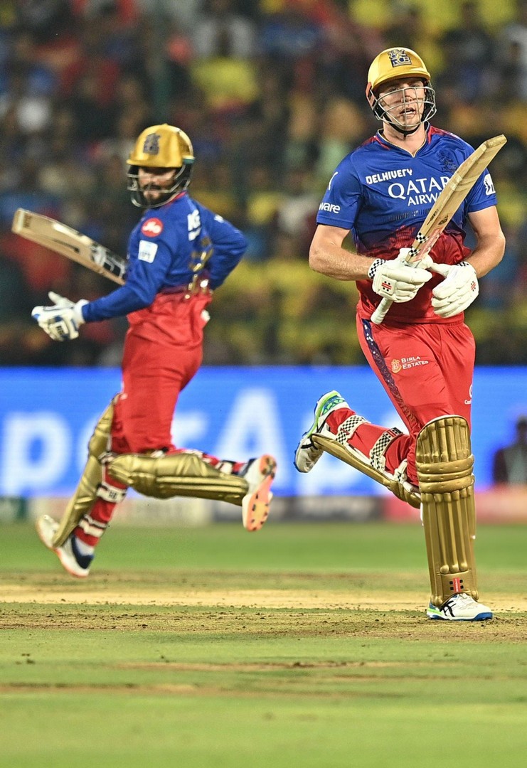 RCB won by 27 runs.