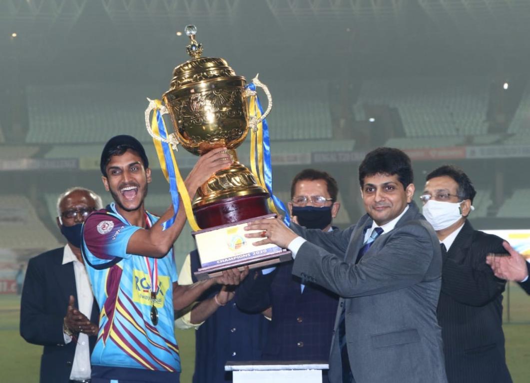 Shahbaz Ahmed's all-round show helps Tapan Memorial Club to clinch the inaugural Bengal T20 Challenge Shahbaz Ahmed's all-round show helps Tapan Memorial Club to clinch the inaugural Bengal T20 Challenge