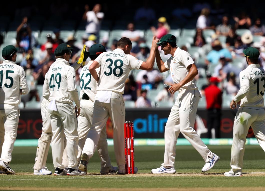 India register their lowest score in Test history; Australia take 1-0 lead