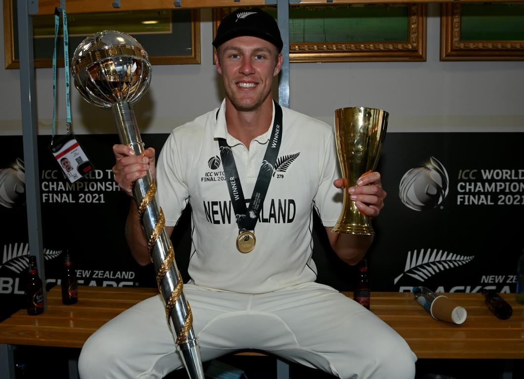 Why Kyle Jamieson had to hide in bathroom during WTC final