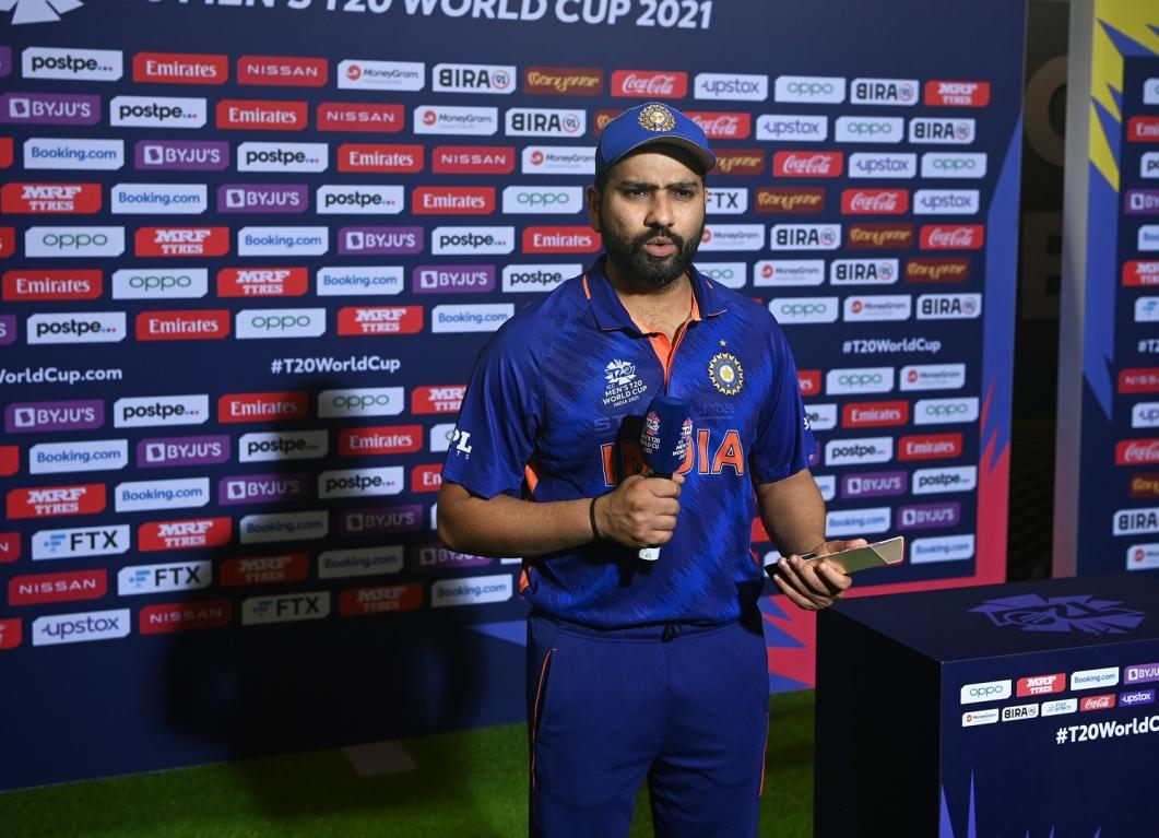 Focus on the color blue right now: Rohit Sharma Focus on the color blue right now: Rohit Sharma