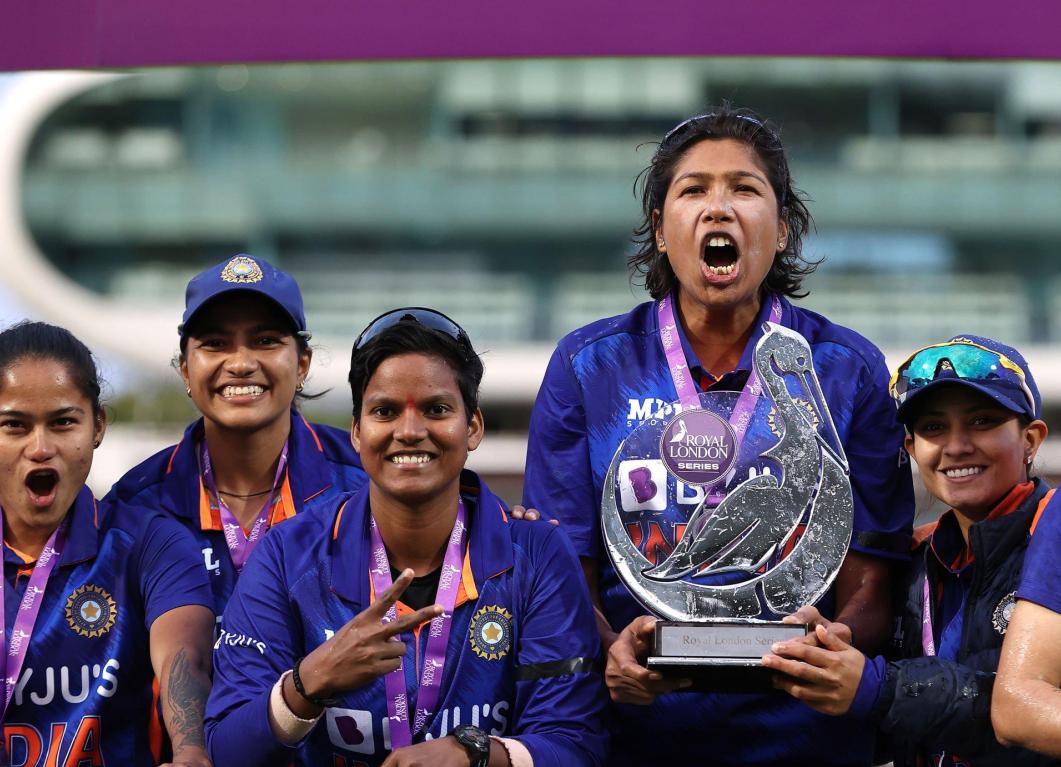 Jhulan Goswami finishes her international career at Number 5 in the Women's ODI rankings for bowlers Jhulan Goswami