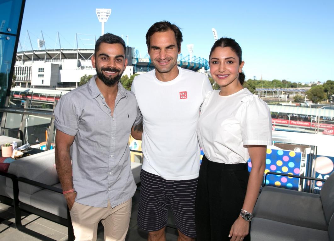 Virat Kohli and Roger Federer