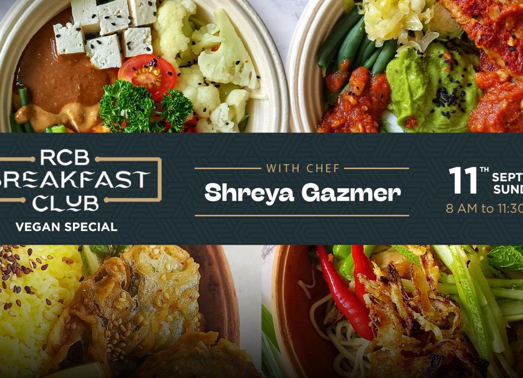 RCB Breakfast Club: Changing Your Perception of Plant-Based Food this Sunday!