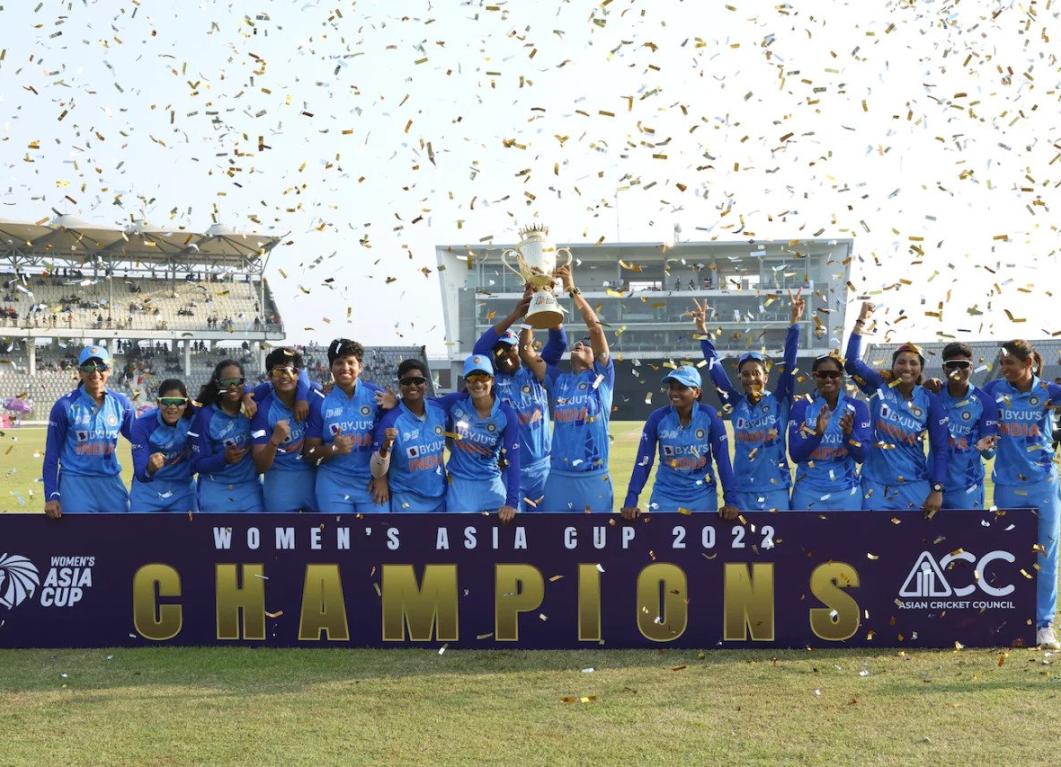 Indian women crowned the continental champions for the seventh time Indian women vs Sri Lankan women