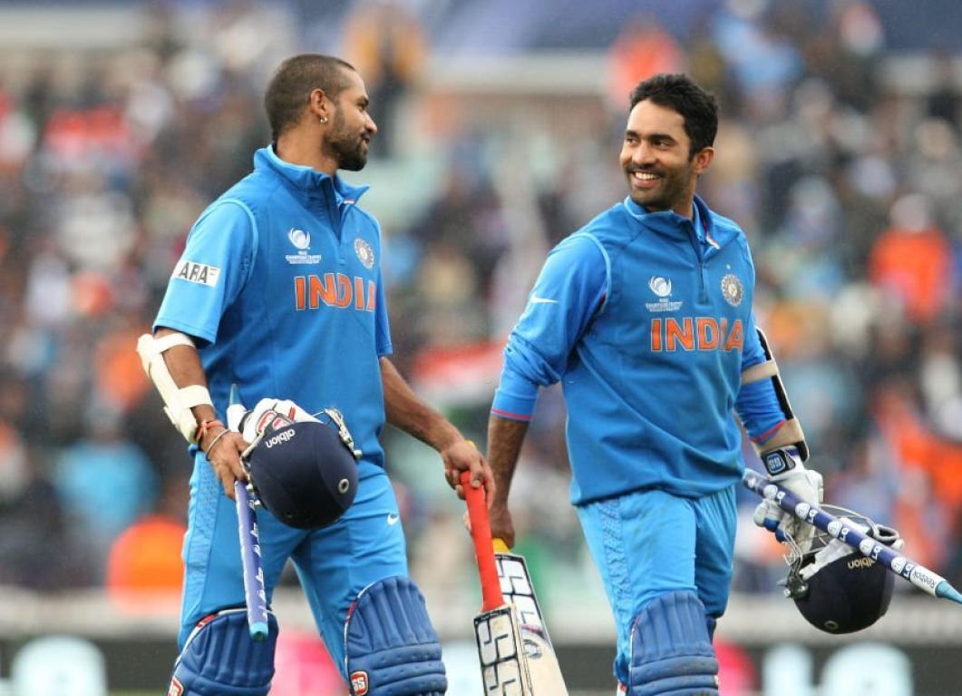 Shikhar Dhawan and Dinesh Karthik
