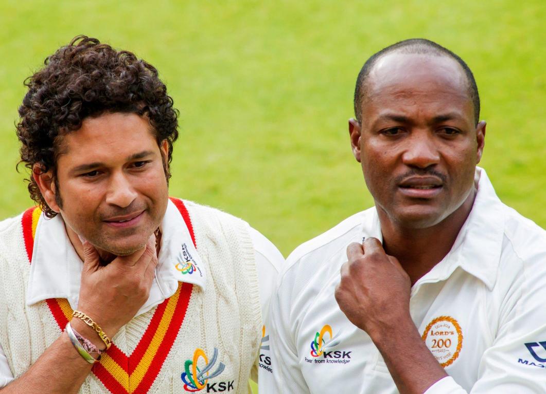Sachin Tendulkar and Brian Lara