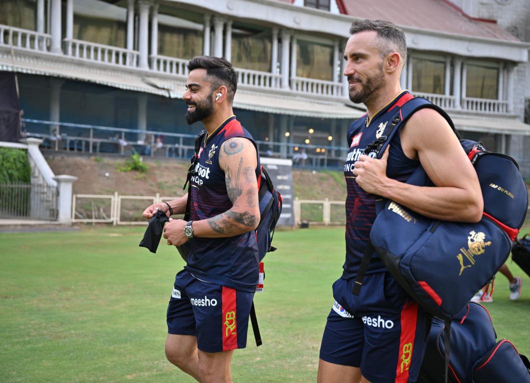 Faf du Plessis and Virat Kohli