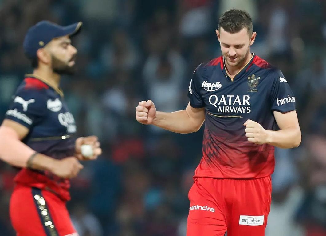 A few of our guys are quite passionate: Josh Hazlewood opens up on a famous win for RCB against LSG in IPL 2023