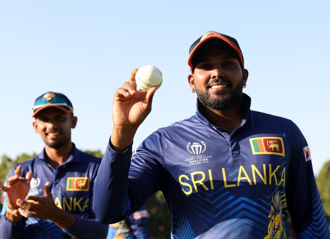 Wanindu Hasaranga rips through UAE with a rampant 6-wicket haul in ICC World Cup Qualifier