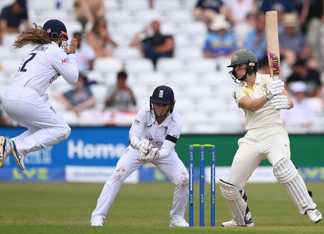 Watch: Ellyse Perry dominates England bowlers with a scintillating showdown of stroke play in women's Ashes Test