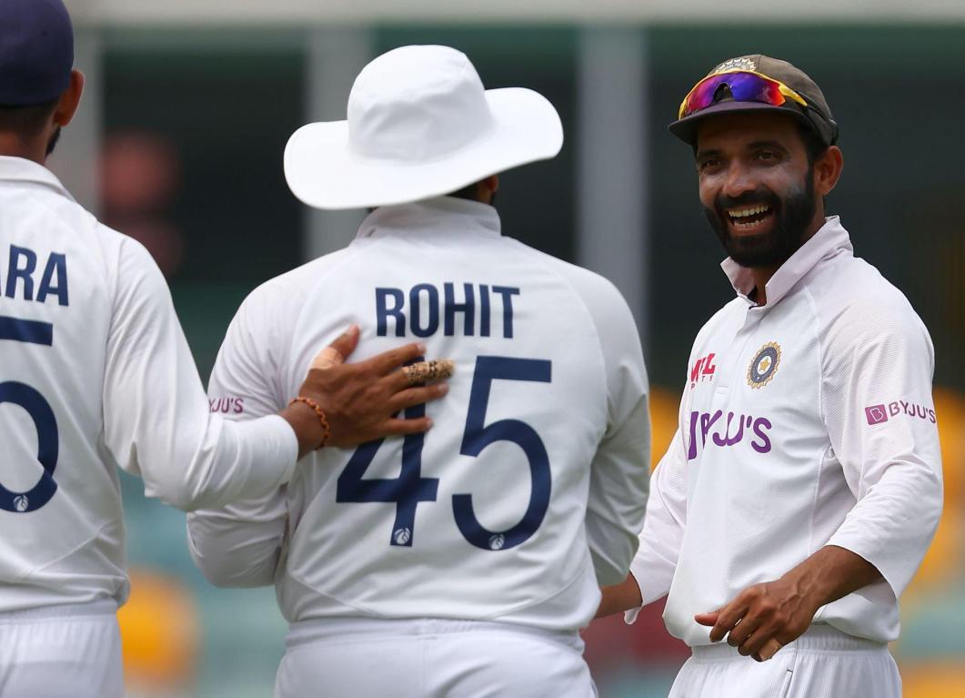 Watch – Rohit Sharma turns reporter and engages in conversation with Ajinkya Rahane before rain plays spoilsport