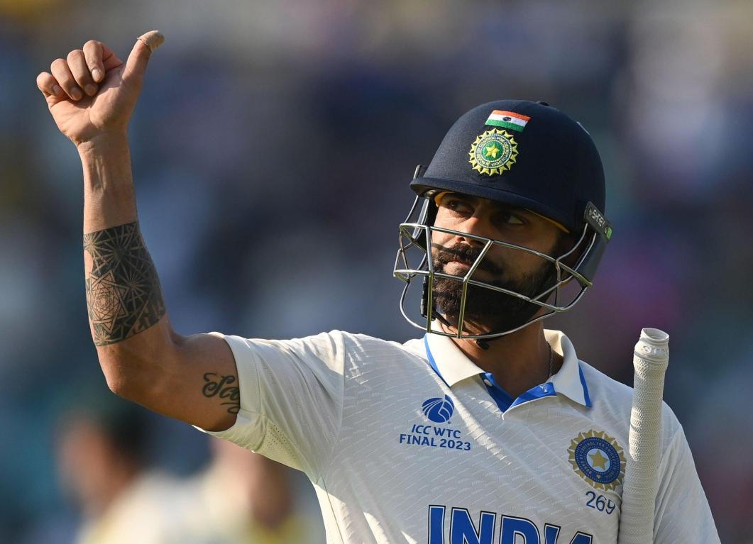 Virat Kohli surpasses Virender Sehwag to become the fifth-highest run-scorer for India in Test cricket
