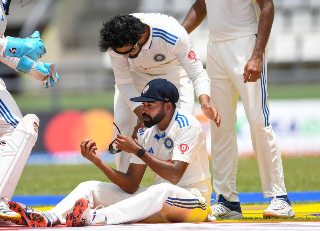 Watch – Mohammed Siraj plucks a mid-air stunner to send Jermaine Blackwood packing in the 1st Test