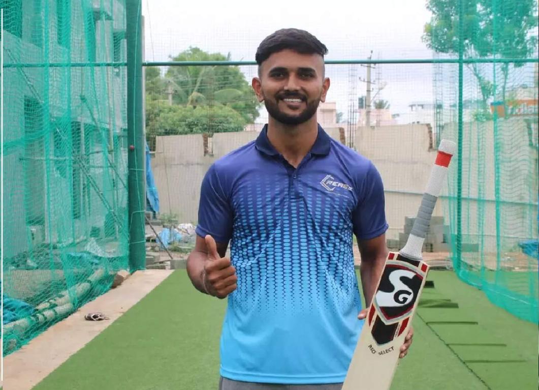 Manoj Bhandage shines with an incredible all-round display against Gulbarga Mystics in the Maharaja T20