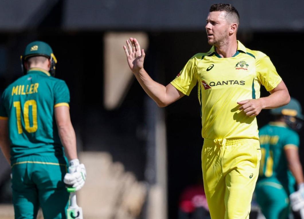 Josh Hazlewood shines with a crucial 3-fer against South Africa Josh Hazlewood shines with a crucial 3-fer against South Africa