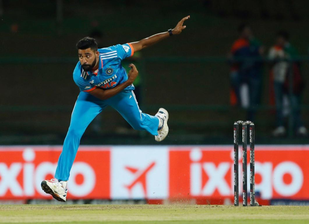 Mohammed Siraj shines with a 3-wicket haul against Nepal Mohammed Siraj shines with a 3-wicket haul against Nepal