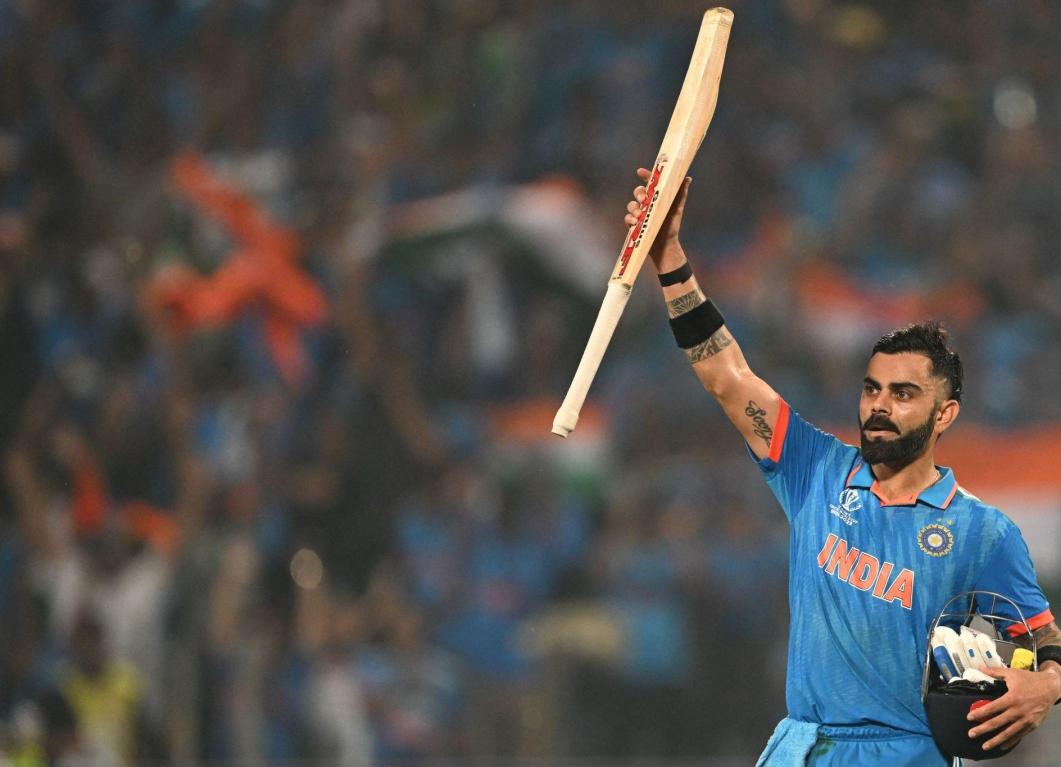 Virat Kohli’s unbeaten century propels India to their fourth straight win in the World Cup Virat Kohli’s unbeaten century propels India to their fourth straight win in the World Cup