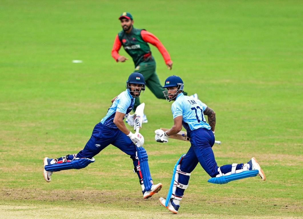 India decimate Bangladesh to storm into Asian Games cricket final India decimate Bangladesh to storm into Asian Games cricket final