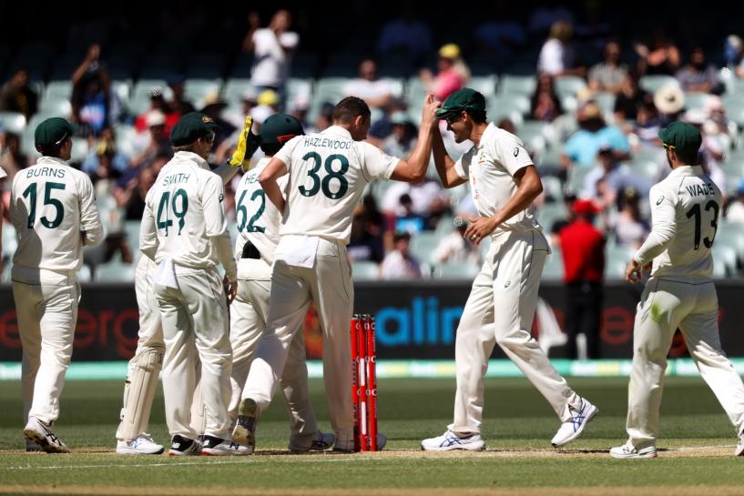 India register their lowest score in Test history; Australia take 1-0 lead
