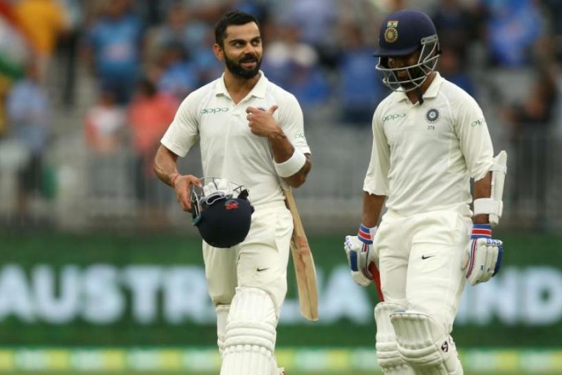 Virat Kohli and Ajinkya Rahane Virat Kohli and Ajinkya Rahane