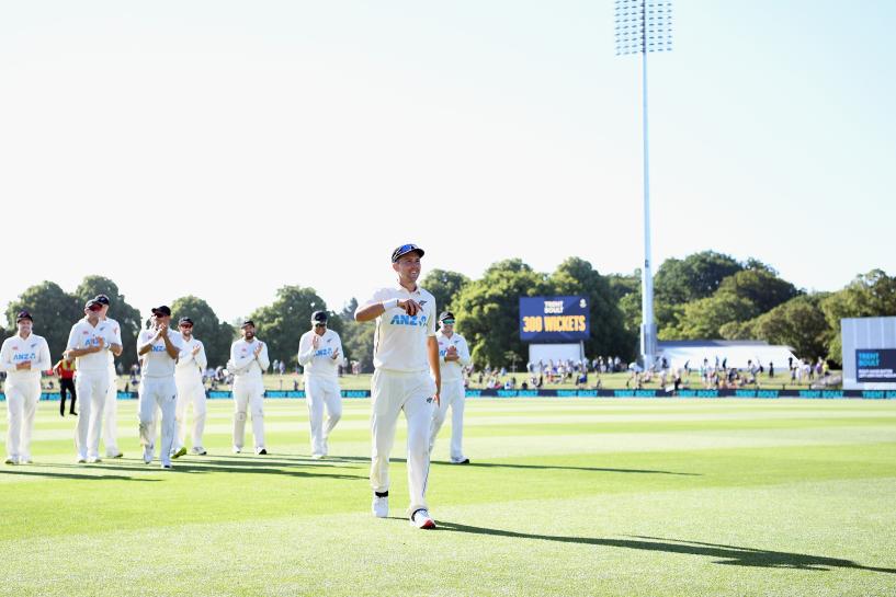 Trent Boult became a member of a very special club in the Test history of New Zealand
