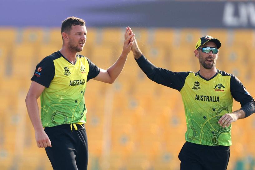 Glenn maxwell and Josh Hazlewood