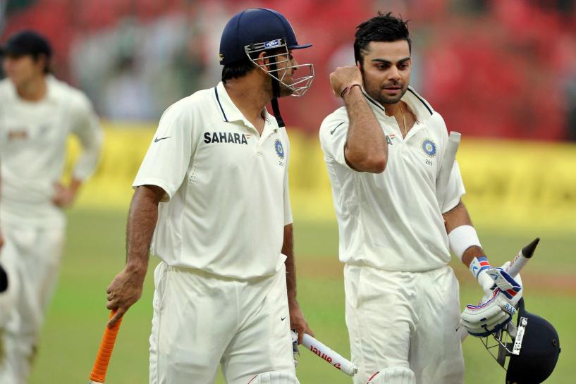 Virat Kohli and MS Dhoni
