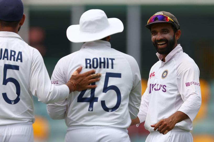 Watch – Rohit Sharma turns reporter and engages in conversation with Ajinkya Rahane before rain plays spoilsport