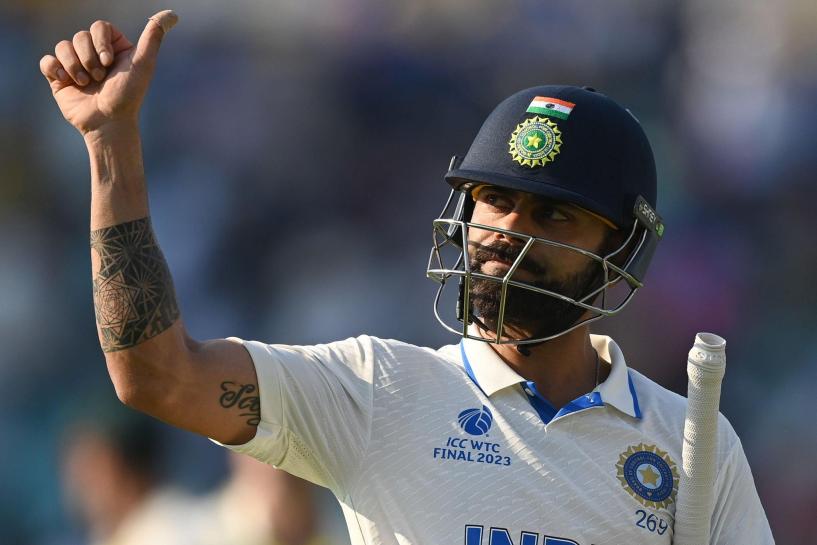 Virat Kohli surpasses Virender Sehwag to become the fifth-highest run-scorer for India in Test cricket