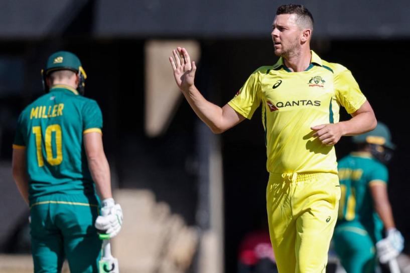 Josh Hazlewood shines with a crucial 3-fer against South Africa