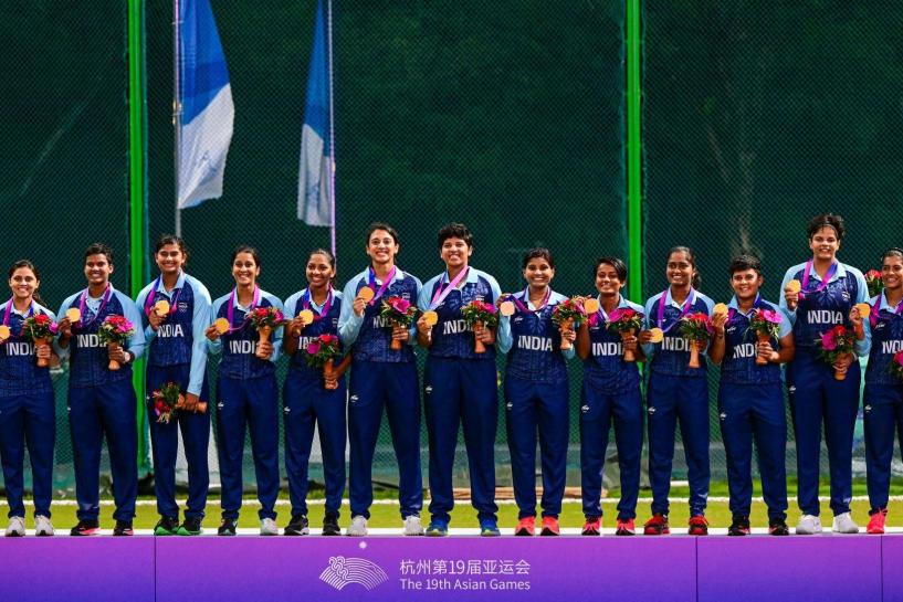 Indian women’s cricket team clinches historic gold medal at Asian Games