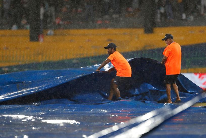 Rohit Sharma and Shubman Gill deflate Pakistan before rain abandons play in Colombo