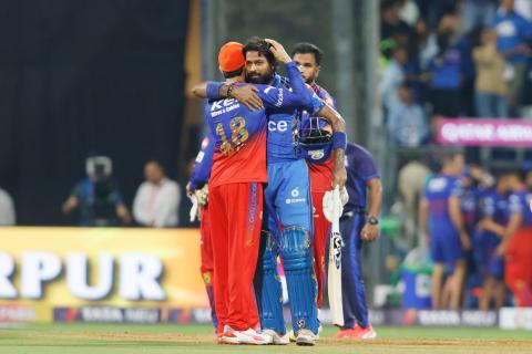 MI won by 7 wickets