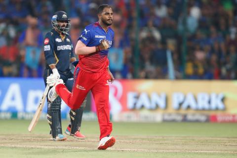 RCB won by 4 wickets
