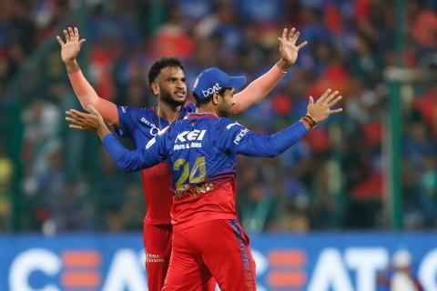RCB won by 4 wickets