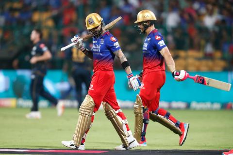 RCB won by 4 wickets