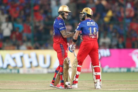 RCB won by 4 wickets