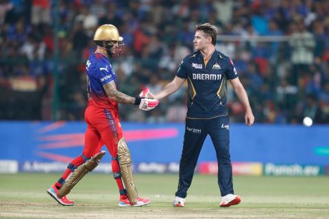 RCB won by 4 wickets