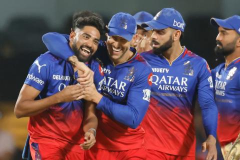 RCB won by 4 wickets