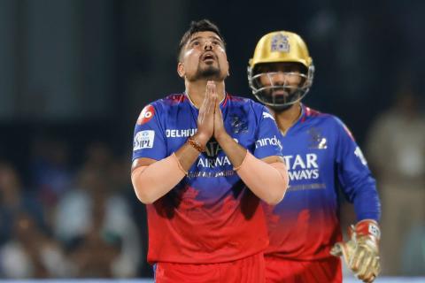 RCB won by 4 wickets