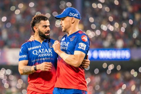 RCB won by 4 wickets